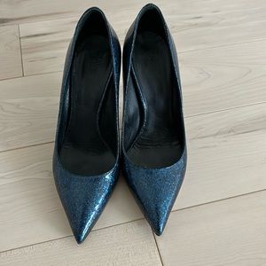GIAMBA midnight sparkly blue pumps - size 38